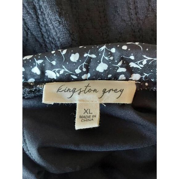 Kingston Grey Sweater Dress New Black Sz XL - Picture 6 of 9